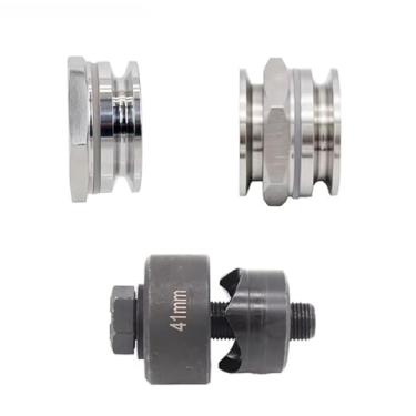 Imagem de 1 peça de antepara sem solda de 1,5 polegada com porta TC dupla – virola de braçadeira tripla de aço inoxidável 304 – fácil instalação – adapta-se a furos de 41 mm(41mm Hole Punch)