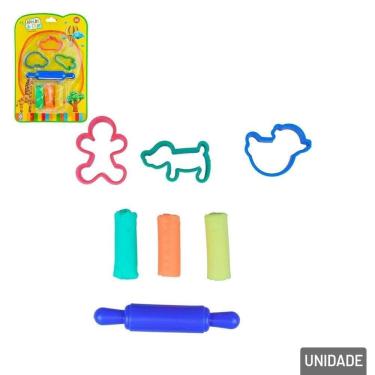 Imagem de Massinha de Modelar 07 Peças com Molde - Tudo em Caixa