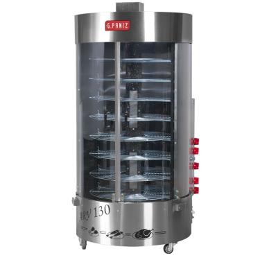 Imagem de Assador Rotativo Vertical Giratória Á gás ARV130 QC G.Paniz Bivolt