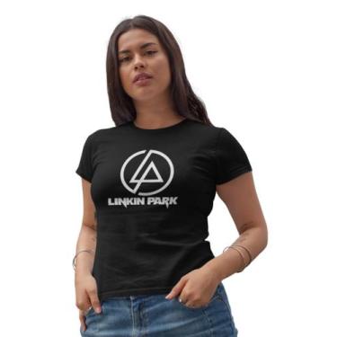 Imagem de Camiseta linkin Park Rock Feminina Blusinha Baby Look - Blackchic, P