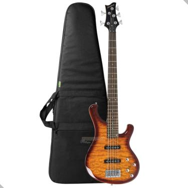 Imagem de Contrabaixo 5 Cordas Ativo Strinberg Sab500 Vs + Capa