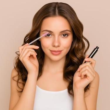 Imagem de G2PLUS 100 pincéis de cílios, varinhas de rímel descartáveis, pincéis de spoolie de cílios de cristal para maquiador, extensão de cílios, salão de beleza, maquiagem de viagem e casamento (branco +