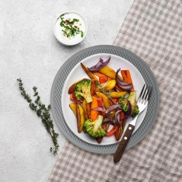 Imagem de Jogo americano de silicone para mesa, multiuso, calor, redondo, jogo americano para jantar, decoração de casa