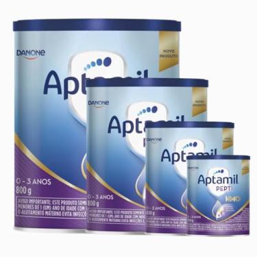 Imagem de 4 Latas- PEPTI Fórmula Infantil em pó Danone- 800gr