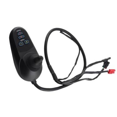 Imagem de WALFRONT Controlador Elétrico de Energia de Cadeira de Rodas 45a 2 Terminais Com Conector Brush Joystick Controller DC24V para Operações de Cadeira de Rodas Elétricas