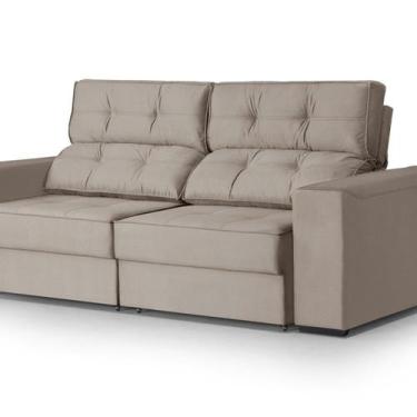 Imagem de Sofá 4 Lugares Retrátil e Reclinável 250cm para Sala de Estar Eros - K
