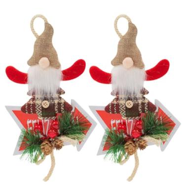 Imagem de Papai Noel Com Placa Feliz Natal Enfeite Natalino Decoração