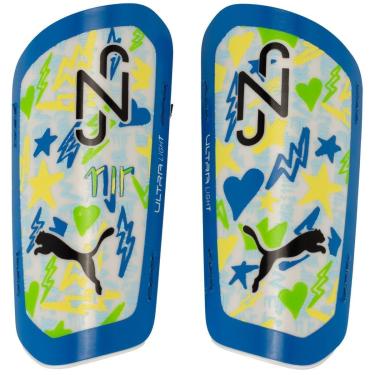 Imagem de Caneleira Futebol Pua Neyar Jr Ultra Light Branca-Unissex