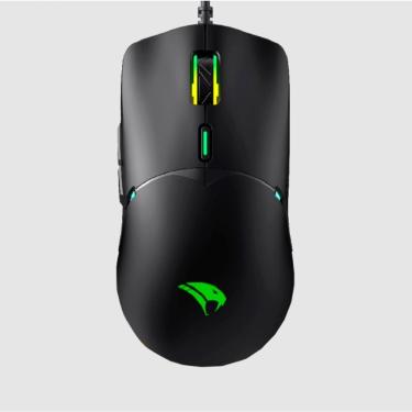 Imagem de Mouse Gamer Viper Pro 7200 Dpi Naja C/fio - 411 Preto/verde Bivolt
