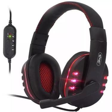 Imagem de Headset Gamer Ps4 Pc Notebook Som Do Jogo e Chat Plug Usb 2.0 7.1 Virtual Kp-359