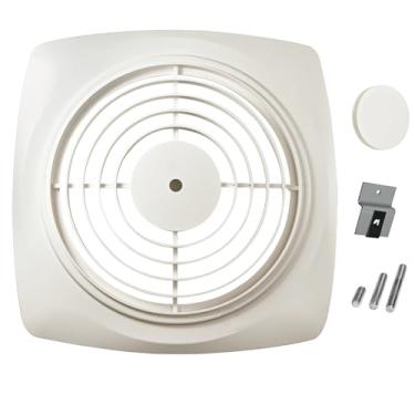 Imagem de Substituição do conjunto de grade S97011919 para exaustores de parede/teto Broan Nutone, compatível com Broan Nutone 505 503 507 509, 97011919 conjunto de grade e botão, 11-1/2" × 11-1/5.1 cm