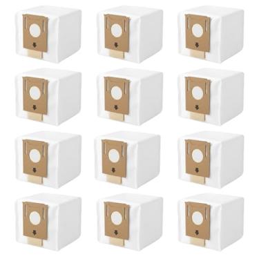 Imagem de Pacote com 12 sacos de pó CF Clean Fariy T8 compatíveis com Ecovacs Deebot Ozmo T8/T8+/ T8 AIVI/ N8 Pro/N8 Pro Plus/ DX93/DDX96 Aspirador de pó também adequado para Yeedi K781
