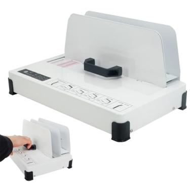 Imagem de HYUIO Máquina de encadernação térmica, capacidade de 500 folhas, material de encadernação de livro, configuração de tempo de 3 níveis, encadernação térmica de documentos A3/A4/A5/A6