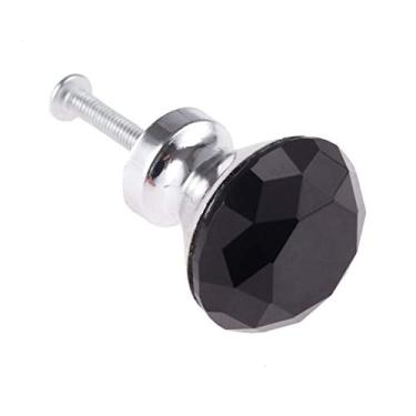 Imagem de Puxador de cristal de diamante de 30 mm para móveis, gavetas, armários de cozinha, puxadores de armário, puxadores de móveis, puxadores coloridos