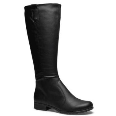 Imagem de Coturno Bota Feminino Dakota Almeria Com Zíper Solado Tratorado 4910 4914 Preto-Feminino