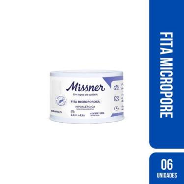 Imagem de Fita micropore hipoalergenica 2,5 cm x 4,5 m (cx c/06) - missner