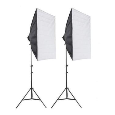 Imagem de Kit Softbox Profissional Tripé Portátil Led Iluminação Foto - Geral