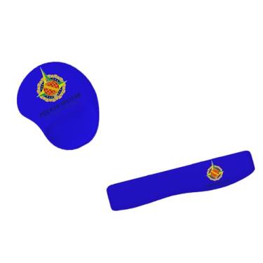 Imagem de Kit Mouse Pad e Apoio de Teclado PM Distrito Federal