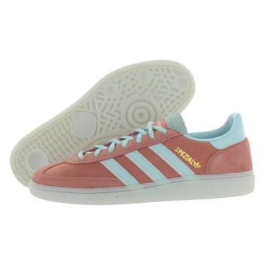 Imagem de adidas Tênis masculino Handball Spezial, Wonder Clay/Quase Azul/Team Crystal Branco/Rosa Sólido, 39