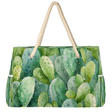 Imagem de hongjinglin Bolsa de praia grande, leve, dobrável, gata, cinza, branca, bolsa de ombro, Cor 3, Large