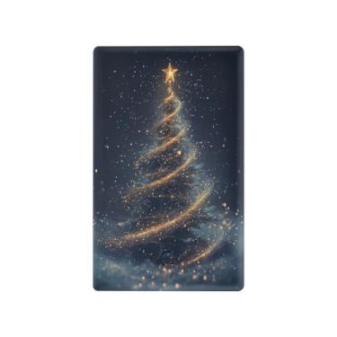 Imagem de Blueangle Placa de parede decoradora de capa em branco, tamanho padrão, capa de interruptor de árvore de Natal mágica de 1 gangue para quarto de escritório em casa, 4,53 x 2,76 polegadas #111