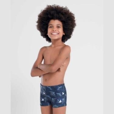 Imagem de Sunga Boxer Infantil Estampada Oceano Mash 310.89, G