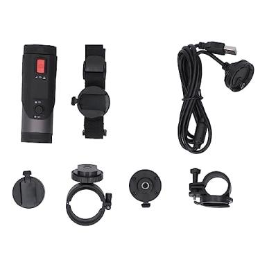 Imagem de SUNGOOYUE Câmera de Bicicleta, Câmera de Ação 4K Com Grande Angular de 170 °, Bateria de 1000mAh, à Prova d'água 32,8 Pés, WiFi, Gravação de Vídeo H.265, Anti-vibração para Ciclismo