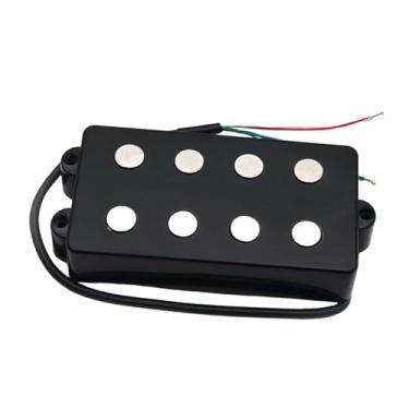 Imagem de Colaxi Captador de guitarra de bobina dupla para baixo de 4 cordas com parafusos, captador humbucker para shows ao vivo.