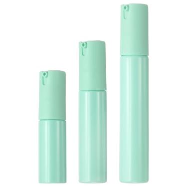 Imagem de YELARXI Frascos de bomba Airless, dispensador de cosméticos tamanho viagem recipientes recarregáveis frascos de loção para artigos de higiene adequada para (hidratante/xampu/creme) 20/30/40 ml e 3