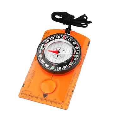 Imagem de Bússola para navegação ao ar livre, bússola profissional para caminhadas, acampamento, mochila com design durável