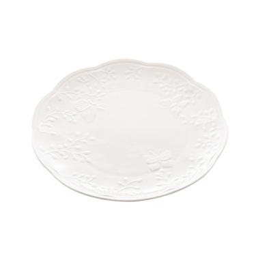 Imagem de Prato para Sobremesa de Porcelana New Bone Butterfly Flower Branco 19cm Lyor