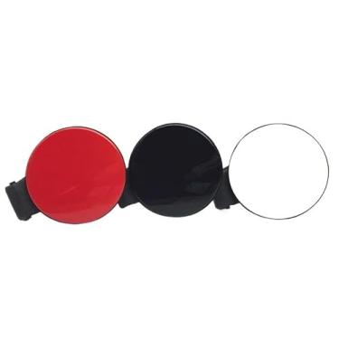 Imagem de Compatível com VW Polo 2011-2018 Tampa do tanque de combustível Tampa externa do tanque Tampa do bocal de enchimento de óleo Preto Branco Vermelho(White)