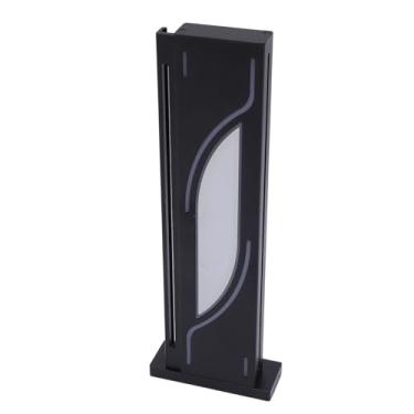 Imagem de aqxreight Suporte para GPU RGB Com Ajustável 3PIN 5V para Placa Gráfica para PC Suporte Anti-sag Com Base Magnética Vertical para GPU ARGB Branco de Software Programável 16 (Preto)