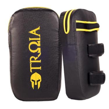 Imagem de Aparador Chute Almofada Grande de Soco Boxe Tai Pad Troia Sport (Par)