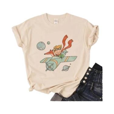 Imagem de Mulheres e meninas engraçadas The Little Prince T Shirt, Harajuku T-sh