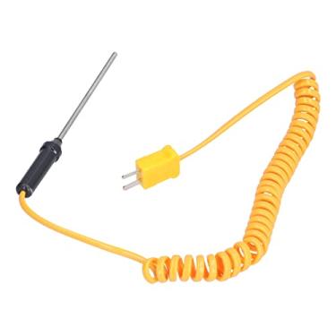Imagem de Acouto Sensor de Sonda de Temperatura Termopar Tipo K Com Aço Inoxidável 304 para Amplas Aplicações Em Ambientes Industriais e de Laboratório (3 * 80mm)