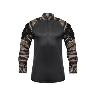 Imagem de Camisa Combat Shirt Camuflada Safo, Tiger jungle, M