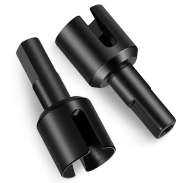 Imagem de QUE-T 2pcs Aluminum Drive Cup Differential Joint Cup for 1/10 Tamiya TT01 TT-01 RC Car