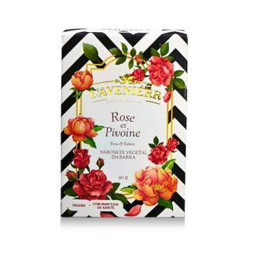 Imagem de Sabonete Vegetal em Barra Rose et Pivoine: Rosa e Peônia - LAveniérr