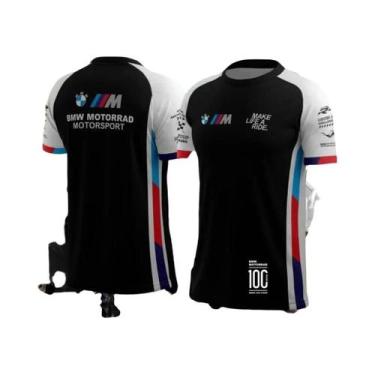 Imagem de Camiseta Masculina BMW De Verão Com Manga Curta, Estilo Esportivo Raci