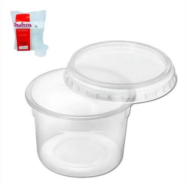 Imagem de Pote Redondo 250ml Freezer E Microondas C/ 72 Unidades - Prafesta