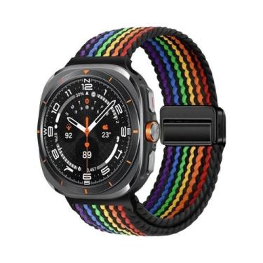 Imagem de Pulseira Magnética De Nylon De 47mm Para Acessórios Do Samsung Galaxy 