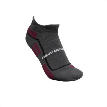 Imagem de Meias New Balance Performance Invisível Masculina, Chumbo, 39/43