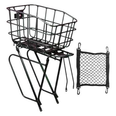 Imagem de Colaxi Cesto de bicicleta com de liberação rápida, versátil, de grande capacidade e com proteção, acessório ideal para transporte de carga para