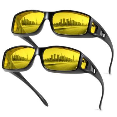 Imagem de Gafas de Sol FEISEDY para Conducir de Noche con Lentes Amarillos Polar