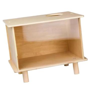 Imagem de Gralara Caixa de escavação para hamster, recipiente para escavação, esconderijo, banheira de areia para hamster e ratos de pequeno porte, Médio