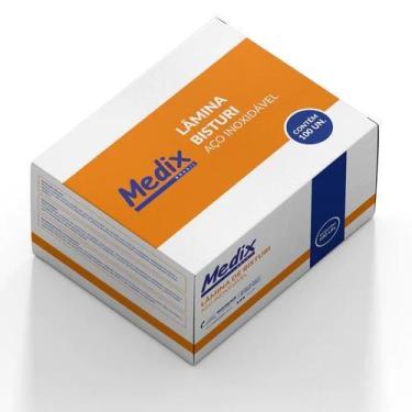 Imagem de Lâmina de Bisturi de Aço Inoxidável - Caixa com 100 uni - Medix Estilo