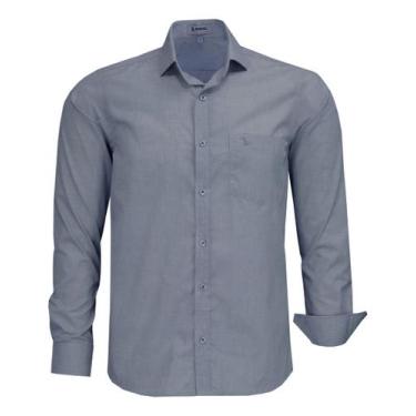 Imagem de Camisa Mescla Social Comfort Ml Com Bolso Passa Fácil 1889 - Amil, Chu