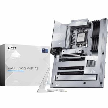 Imagem de MSI Placa-mãe PRO Z890-S WiFi PZ, Back-Connect ATX - Suporta processadores Intel Core Ultra (Série 2), LGA 1851 - DDR5 Memory Boost (8600+ MT/s OC), PCIe 5.0 x16, M.2 Gen5, Wi-Fi 7, LAN 2.5G