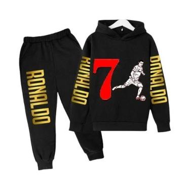 Imagem de Conjunto De Agasalho Infantil Com Estampa Do Ronaldo, Moletom E Calças